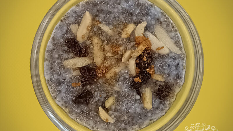 Single Serving of our Indian Chai Chia Maria Pudding that is way Better Than Cereal