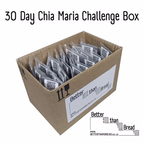 Better Than Bread 30 Day Chia Maria Challenge Box.