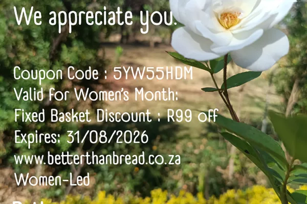 🇿🇦 South Africa's National Women's Day - Coupon Code Valid for August 2026, Womens' Month